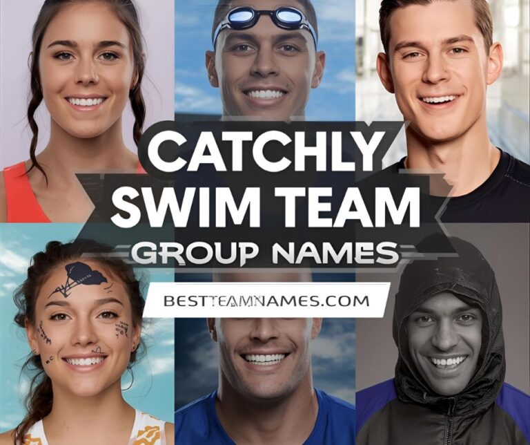 620 + Catchy Swim Team Group Names