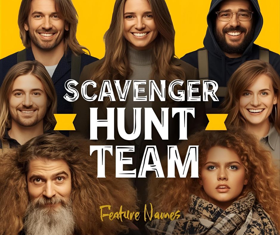 Funny Scavenger Hunt Team Names