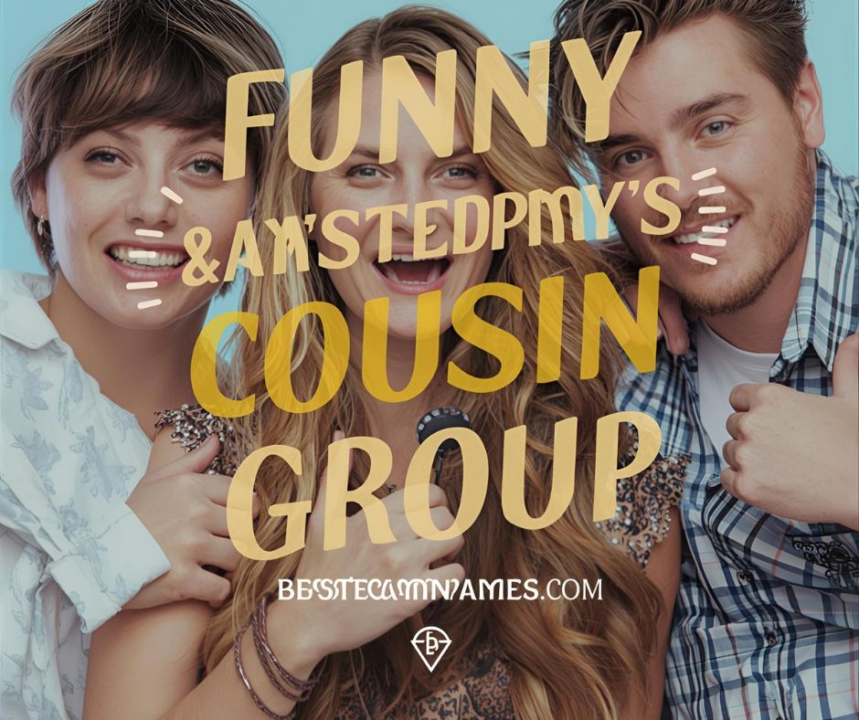 Funny and Aesthetic Cousin Group Names